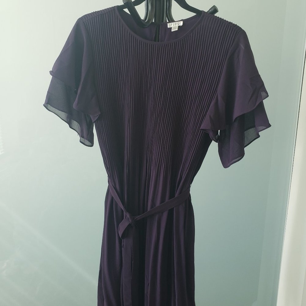 Spense purple chiffon dress